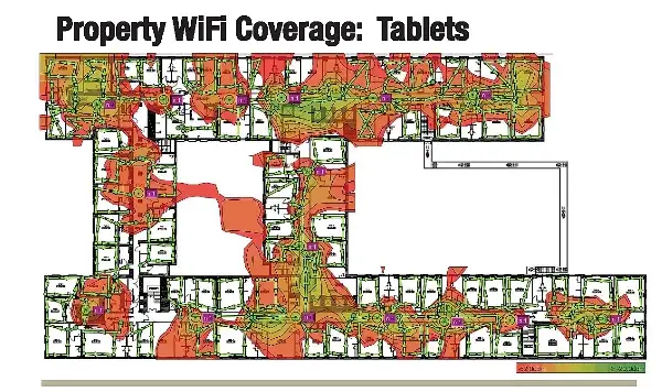 Property WiFi Coverage for Tablets